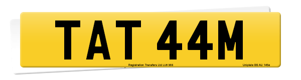 Registration number TAT 44M